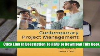 [Read] Contemporary Project Management  For Online