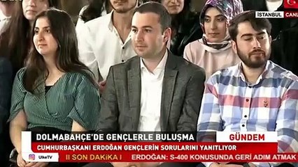 Canlı yayında büyük sürpriz! Erdoğan istedi o seslendirdi