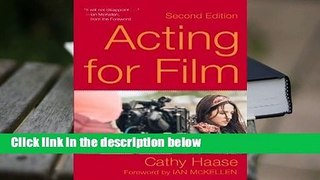Acting for Film (Second Edition)  Best Sellers Rank : #1