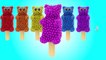 Gummy Bear Colors Balls Ice Cream Shapes 3D - Learn Colors for Children Kids Educational