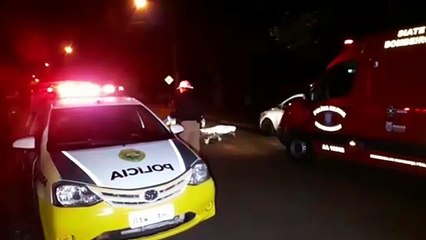 Idoso fica ferido em colisão de trânsito no Bairro XIV de Novembro