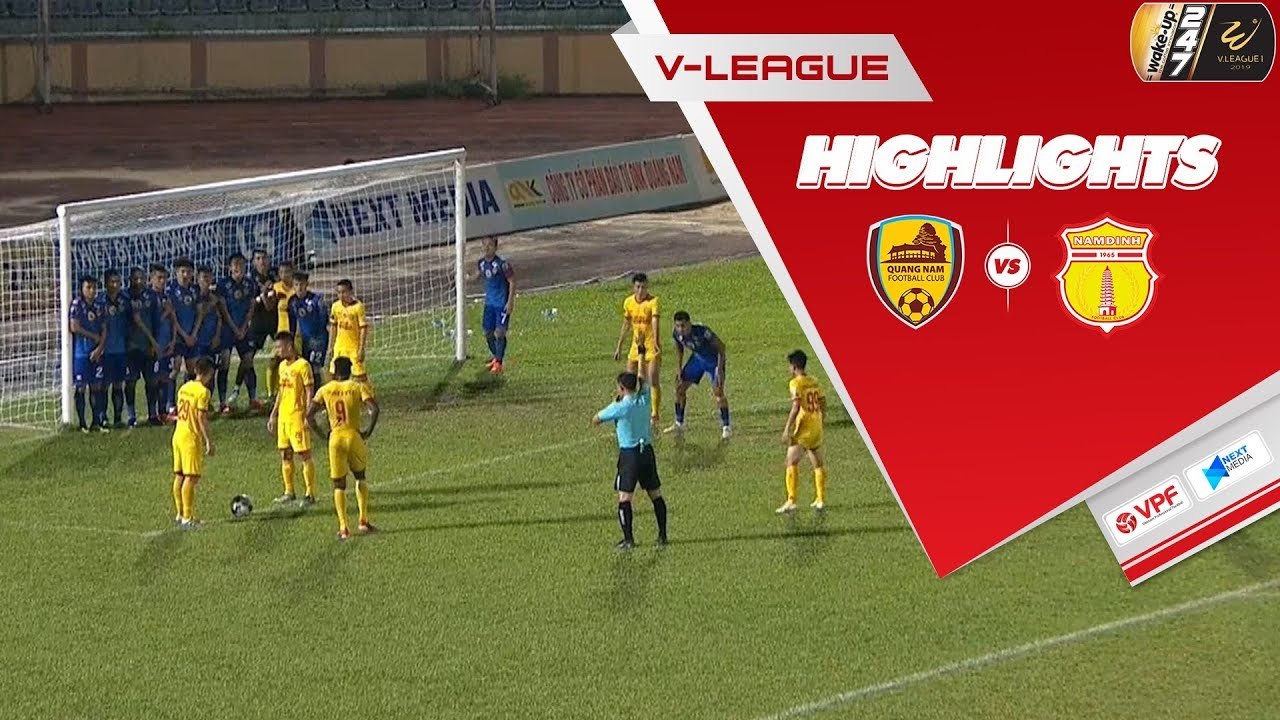 Vàng rơi phút bù giờ, Quảng Nam ngậm ngùi chia điểm với Nam Định trong tiếc nuối | VPF Media