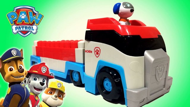 Paw Patrol Ionix Jr Paw Patroller Construction Blocks - Unboxing Demo Review