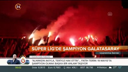 Galatasaray 22. kez şampiyon oldu