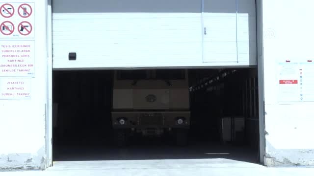 Zırhlı Askeri Araçların Cankurtaran I Kışla Yolunda - Konya