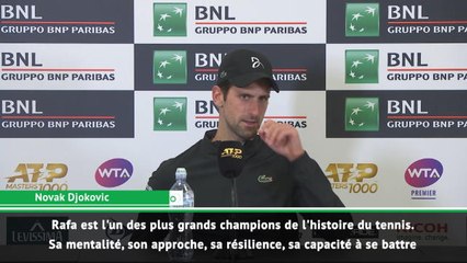 Rome - Djokovic : "Rafa est mon plus grand rival"