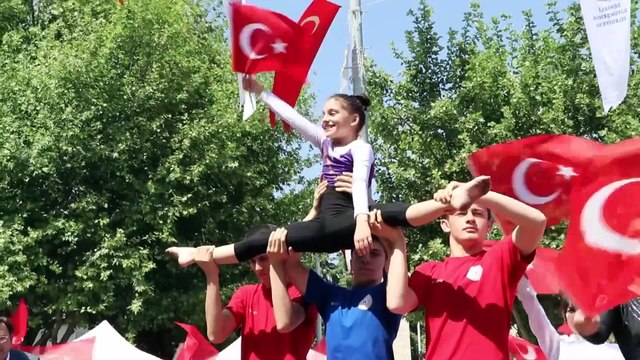 19 Mayıs Atatürk'ü Anma, Gençlik ve Spor Bayramı - 1919 öğrenci zeybek oynadı - DENİZLİ