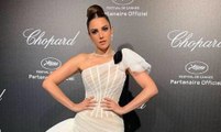 تفاصيل إطلالة درة زروق في مهرجان كان 2019 Cannes Film Festival للمصمم اللبناني جان لوي سباجي
