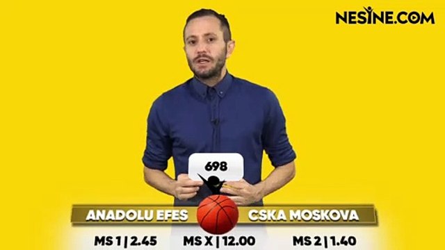 Anadolu Efes - CSKA Moskova TEK MAÇ Nesine'de!