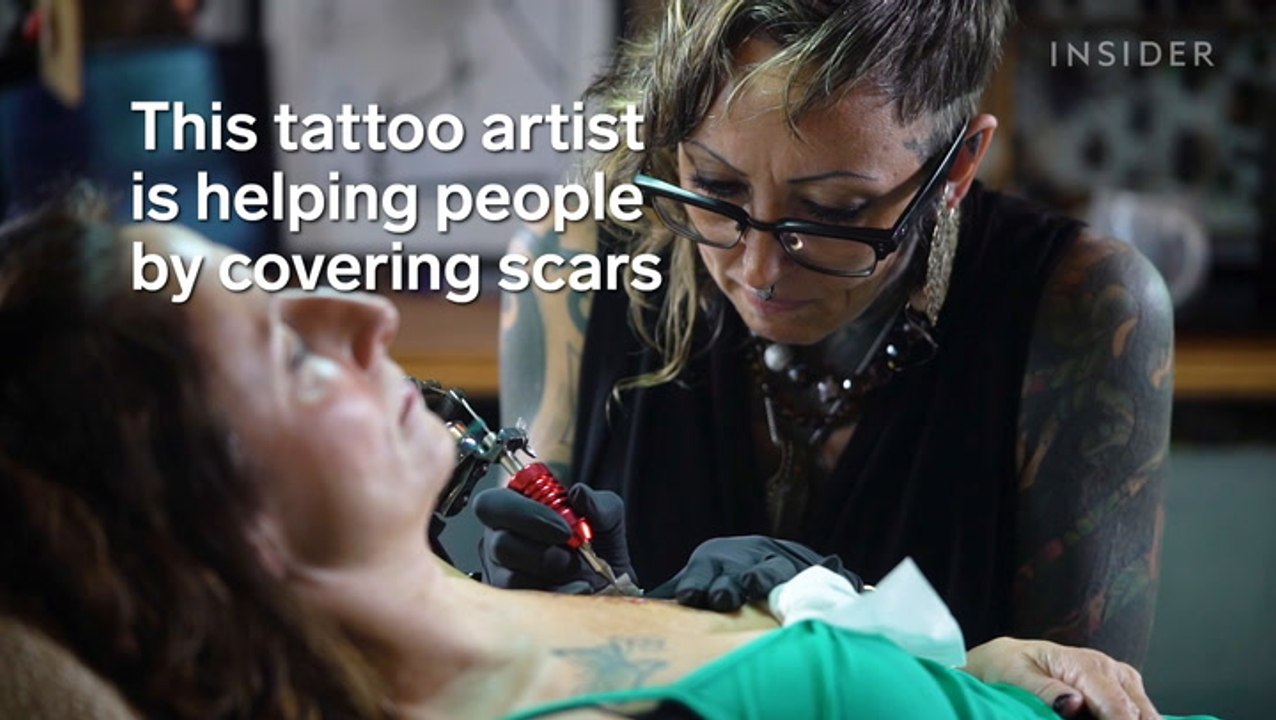 How this tattoo artist is helping people by covering scars