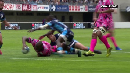 Montpellier / Stade Français : Le 2ème essai de Macalou face à Montpellier