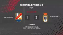 Resumen partido entre SCD Durango y Real Oviedo B Jornada 38 Segunda División B