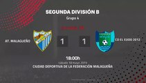 Resumen partido entre At. Malagueño y CD El Ejido 2012 Jornada 38 Segunda División B