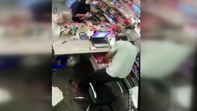 Mersin'de 'tırnakçılık' yöntemiyle hırsızlık kamerada