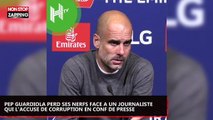 Pep Guardiola perd ses nerfs contre un journaliste qui l'accuse de corruption (vidéo)