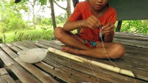 National Fishing - Catfish & Mud fishing - Hand fishing Using Banana Tree Underground fishing trap