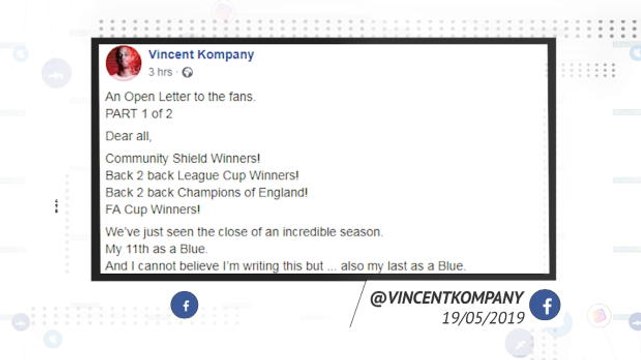 Socialeyesed - Vincent Kompany leaves Man City