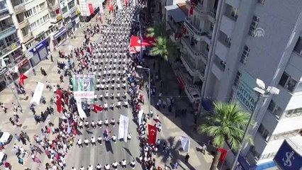 Denizli'de 1919 Öğrenci Harmandalı Oynadı (2)