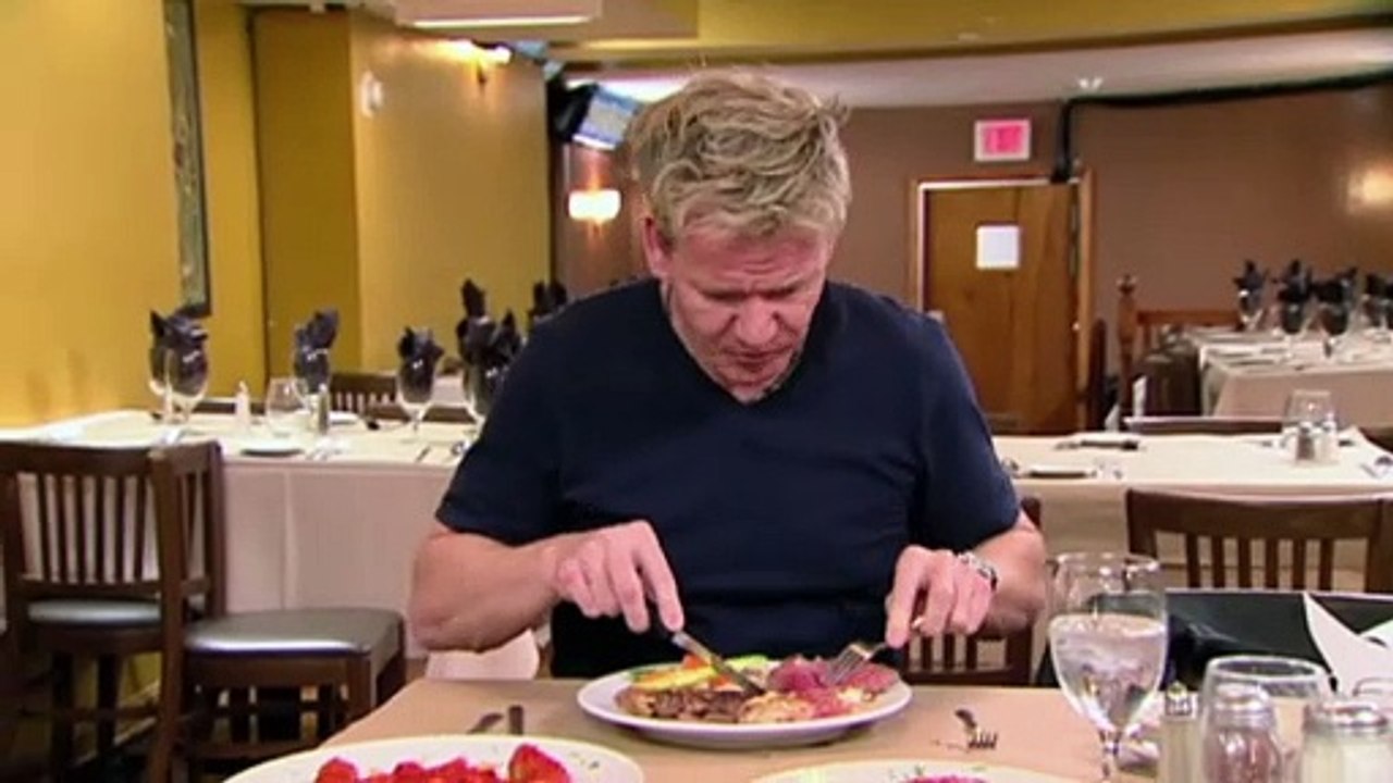 Depressed Owner Destroys Gym And Ruins Italian Food - Kitchen Nightmares