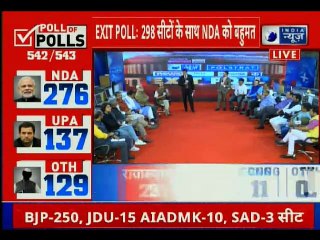 Lok Sabha Elections Exit Poll Results 2019: 298 सीटों के साथ NDA को बहुमत, देश में मोदी सरकार