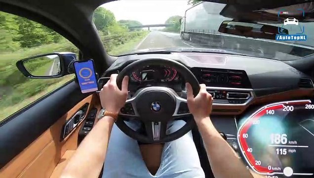 BMW 3 Series G20 330i AUTOBAHN POV 261KM/H | 161MPH TOP SPEED by AutoTopNL