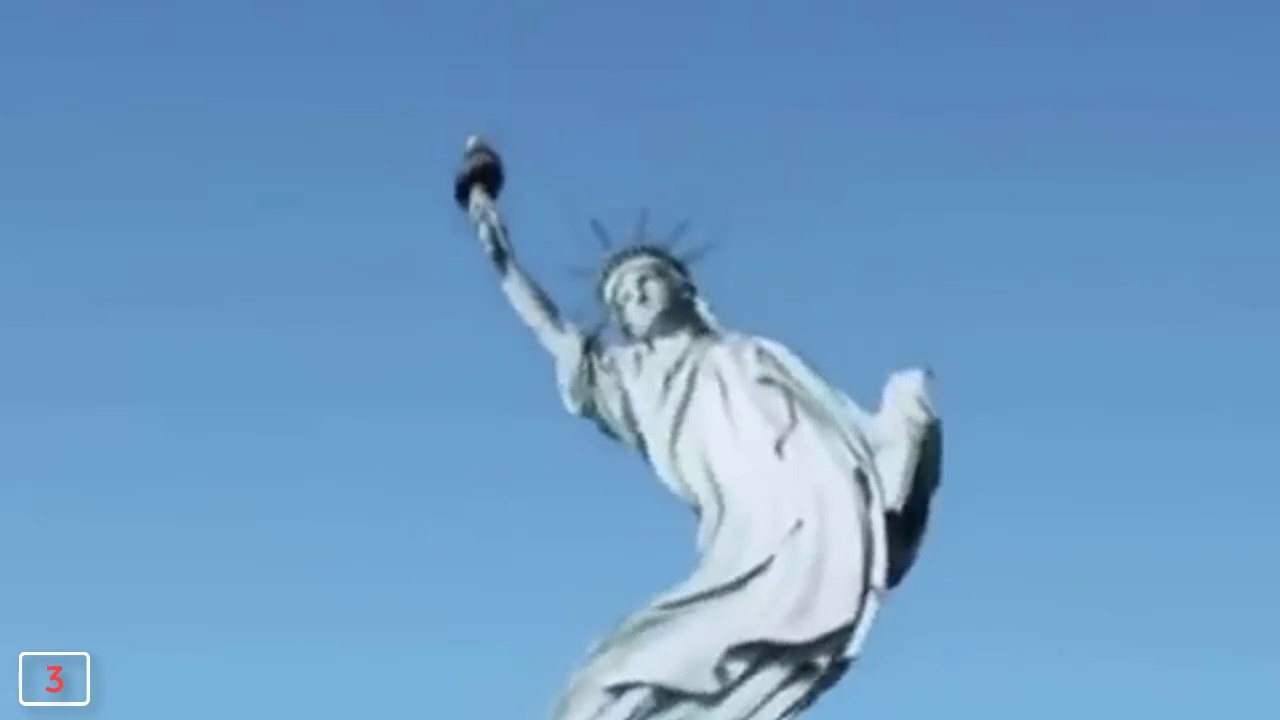 5 TIMES STATUE OF LIBERTY MOVING CAUGHT ON CAMERA & SPOTTED IN REAL