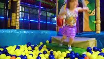 Genevieve Plays at Indoor Playground with Slides and Ball Pits!