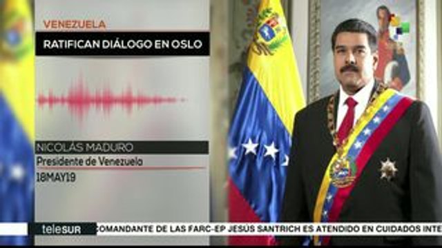 Nicolás Maduro manifiesta su apoyo al diálogo en Oslo con la oposición
