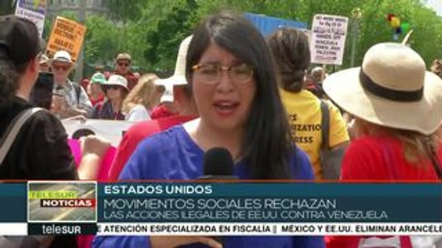 EE.UU: activistas denuncian violación de la soberanía venezolana