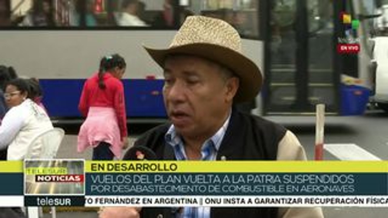 Suspenden en Perú dos vuelos del Plan Vuelta a la Patria de Venezuela