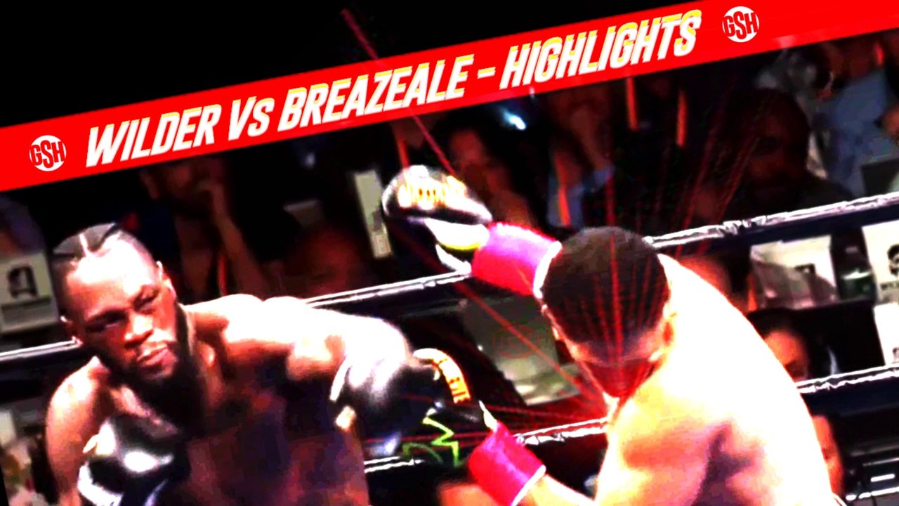 Wilder 1st Round KO Highlights -  Drontay Wilder Vs Dominic Breazeale Full Highlights