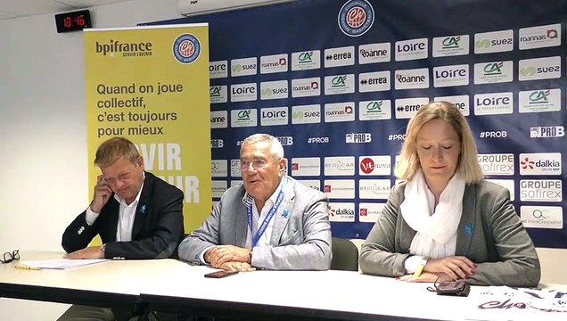 Conférence de presse - BPI France/Chorale Roanne Basket