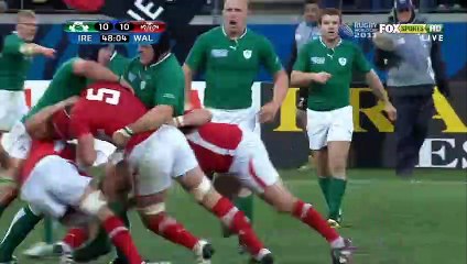 Rugby World Cup 2011 QF - Wales vs Ireland - 2.Half