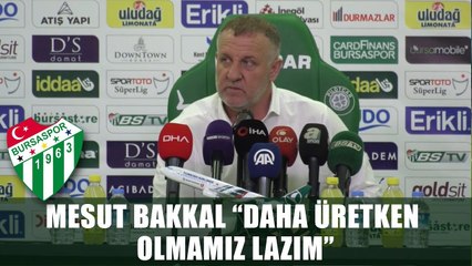 Teknik Direktörümüz Mesut Bakkal'ın Göztepe Maçı Sonrası Basın Toplantısı