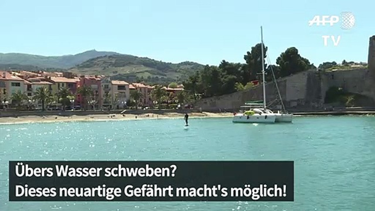 Übers Wasser schweben? Kein Problem!
