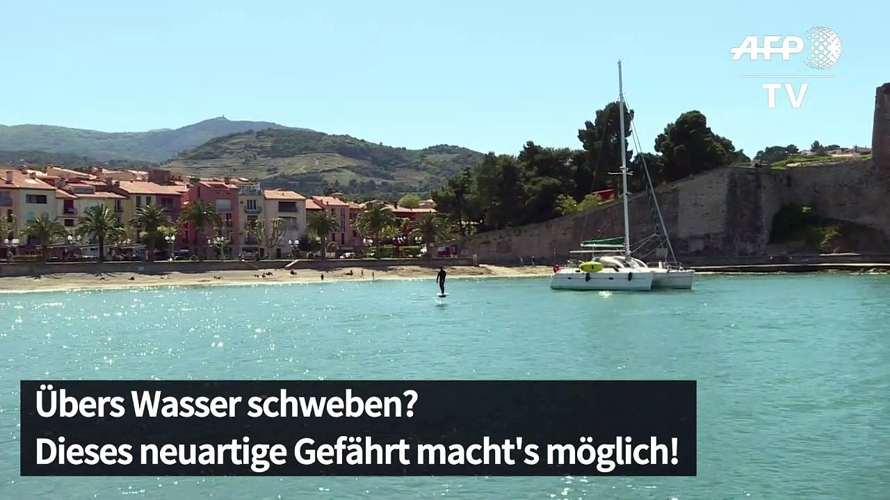 Übers Wasser schweben? Kein Problem!
