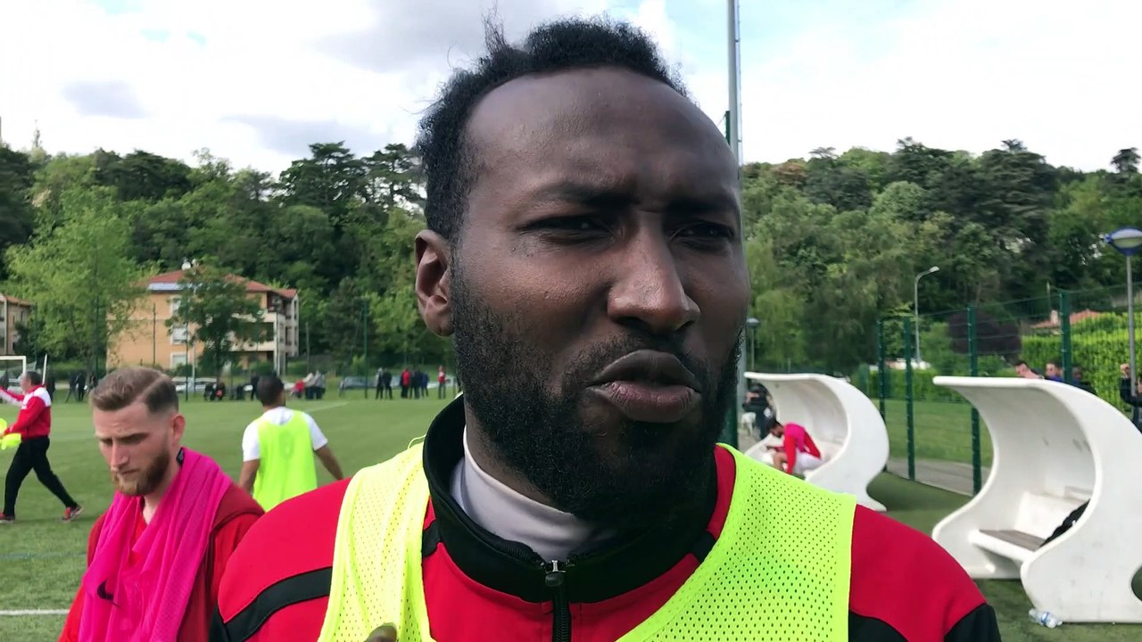 Coupe du Rhône (1/4 de finale) – Kevin MAIRONIS réagit après l’élimination de l’O. RILLIEUX contre le FC LYON