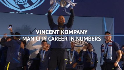 Kompany 'connected to City for life' - Career in numbers