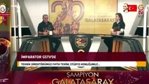 Fatih Terim’in GS TV röportajında futbolcular stüdyoyu bastı