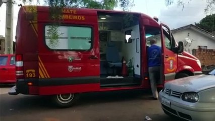 Idoso é socorrido no Bairro Guarujá