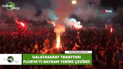 Galatasaray taraftarı Florya'yı bayram yerine çevirdi