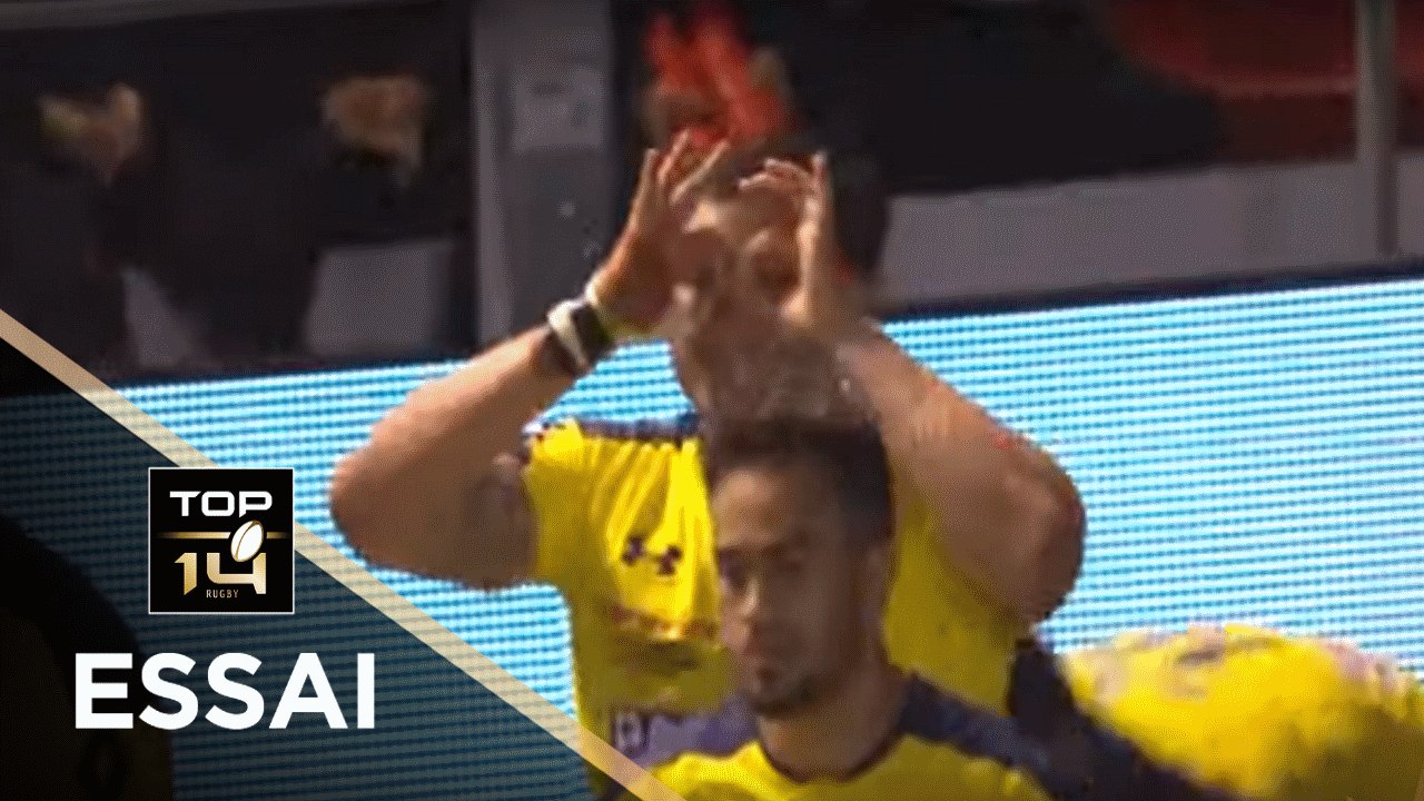 TOP 14 - Essai Rémy GROSSO (ASM) - Toulon - Clermont - J25 - Saison 2018/2019
