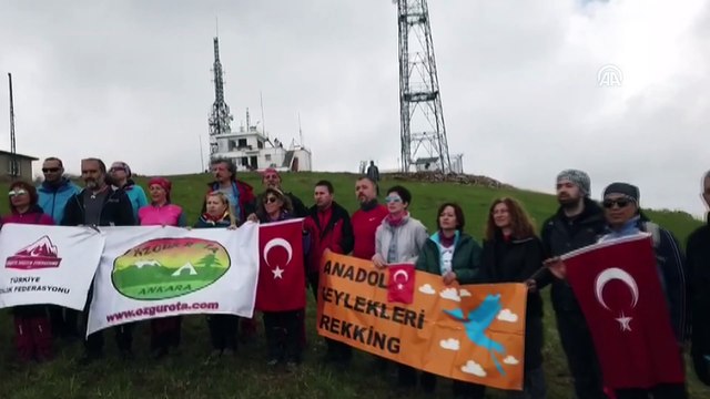 19 Mayıs'ı başkentin zirvesinde kutladılar - ANKARA