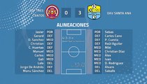 Resumen partido entre CDF Tres Cantos y DAV Santa Ana Jornada 38 Tercera División