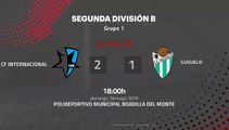 Resumen partido entre CF Internacional y Guijuelo Jornada 38 Segunda División B