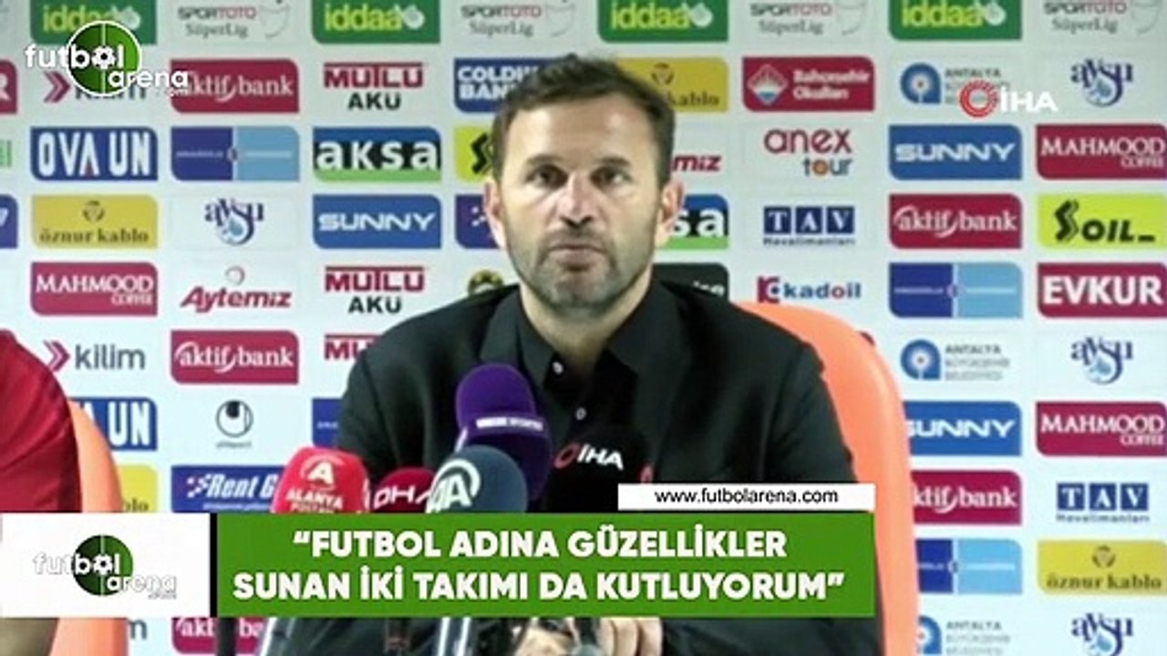 Okan Buruk: "Futbol adına güzellikler sunan iki takımı da kutluyorum"