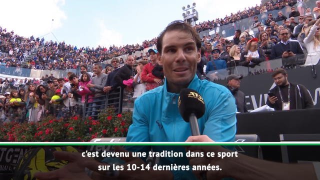 Rome - Nadal : C'était important pour moi de gagner ici