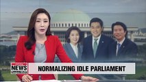 Floor leaders of S. Korea's ruling, opposition parties to discuss normalizing idle parliament over beer
