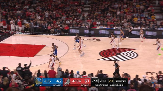 Seth steals from Steph, nails trademark Curry three