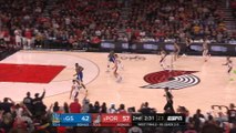 Seth steals from Steph, nails trademark Curry three